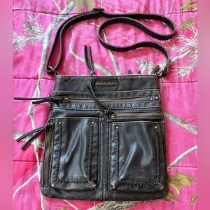Montana West Dark Brown Crossbody Bag